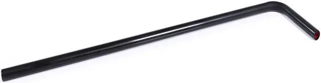 Main image of Alphacool Brass HardTube 13mm OD 90 Degree Tubing (10/50cm), Deep Black