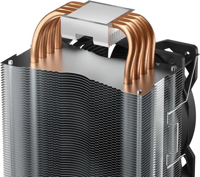 Alt view image 7 of 7 - be quiet! Pure Rock 2 CPU Air Cooler | 150W TDP | LGA 1851 1700 1200 2066 1150 1151 1155 2011(-3) Square ILM Compatible | Intel and AMD 4/5 CPU Cooler | Silver/Black | BK006
