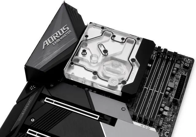 Alt view image 8 of 12 - EK-Quantum Momentum Aorus Z490 Master D-RGB - Plexi