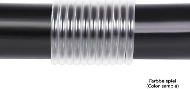 Alt view image 2 of 6 - Alphacool AlphaTube HF Tubing, 8mm ID / 10mm OD, 3-Meter, Ultra Clear