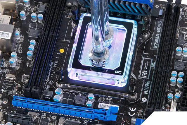 Alt view image 5 of 9 - Alphacool Eisblock XPX Pro Aurora Light CPU Water Block, Plexi