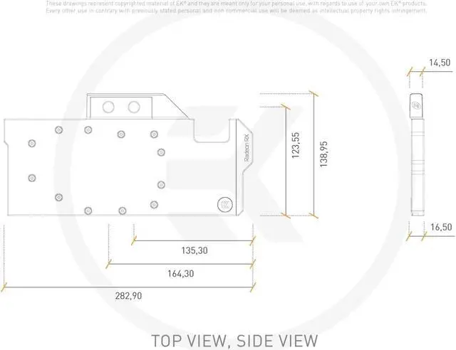 Alt view image 5 of 5 - EK-Quantum Vector RX 6800/6900 D-RGB - Nickel + Acetal