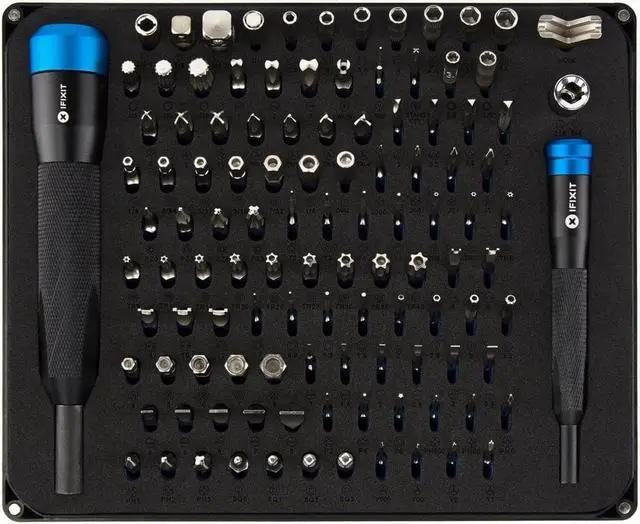 Alt view image 7 of 8 - iFixit Manta Driver Kit. Includes iFixit's Widest Assortment of 112 Steel Bits—Complete With Every Drive Style and Size You'll Need For any Repair. Model IFXIF1453921