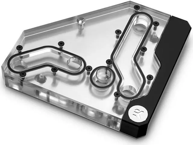 Alt view image 4 of 10 - EK-Quantum Momentum VRM Bridge ROG Maximus XII Formula D-RGB - Plexi
