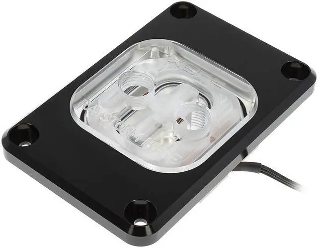Alt view image 2 of 8 - XSPC RayStorm EDGE CPU Water Block, AMD/AM4, Addessable RGB, Black