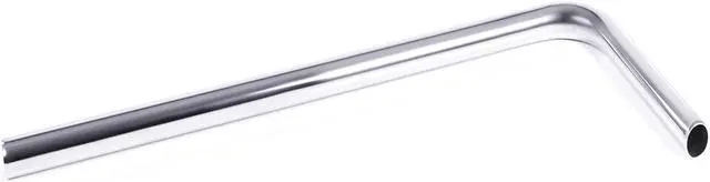 Main image of Alphacool Brass HardTube 13mm OD 90 Degree Tubing (10/30cm), Chrome