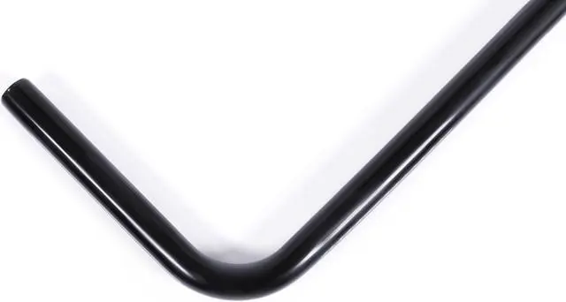 Alt view image 3 of 9 - Alphacool Brass HardTube 13mm OD 90 Degree Tubing (10/50cm), Deep Black