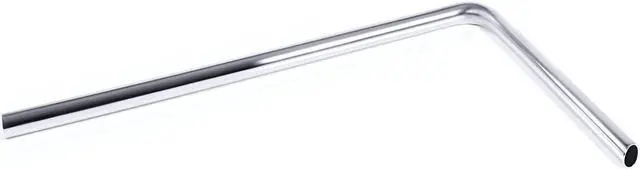 Main image of Alphacool Brass HardTube 13mm OD 90 Degree Tubing (20/40cm), Chrome