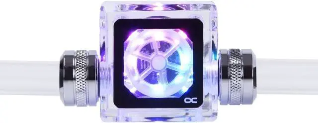 Alt view image 11 of 12 - Alphacool Eisfluegel Aurora Flow Indicator "HighFlow" with RPM-Signal (17464)