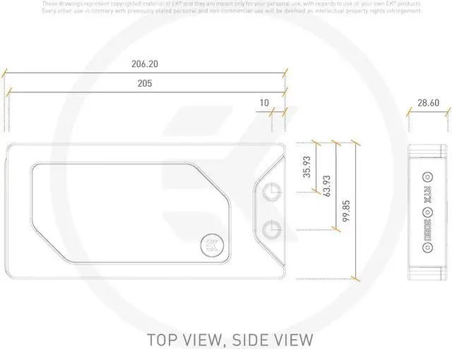 Alt view image 6 of 7 - EK-Quantum Vector FE RTX 3080 D-RGB - Black Special Edition