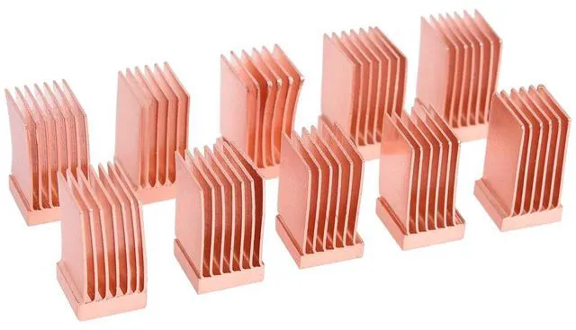 Alt view image 9 of 11 - Alphacool GPU RAM Copper Heatsinks 6,5x6,5mm - 10pcs