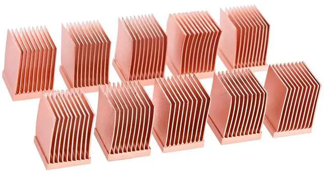 Alt view image 16 of 18 - Alphacool GPU RAM Copper Heatsinks, 10 x 10mm, 10-pack