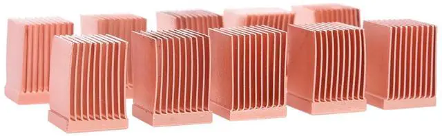 Alt view image 17 of 18 - Alphacool GPU RAM Copper Heatsinks, 10 x 10mm, 10-pack