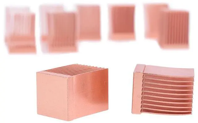 Alt view image 18 of 18 - Alphacool GPU RAM Copper Heatsinks, 10 x 10mm, 10-pack