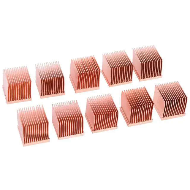 Alt view image 13 of 15 - Alphacool GPU RAM Copper Heatsinks, 14 x 14mm, 10-pack