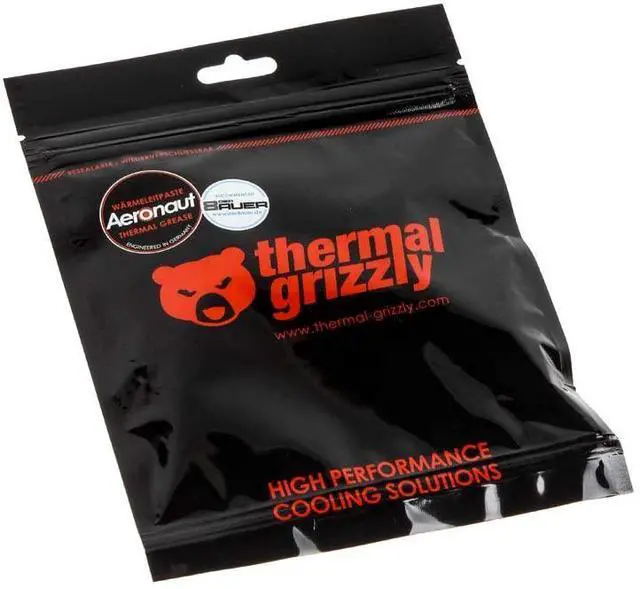 Alt view image 14 of 14 - Thermal Grizzly - Aeronaut - High Performance Thermal Paste - Cooling and Mute Heat Sink Paste for CPU (All Kinds of Them) and Graphics Card Coolers (7.8 Gram)