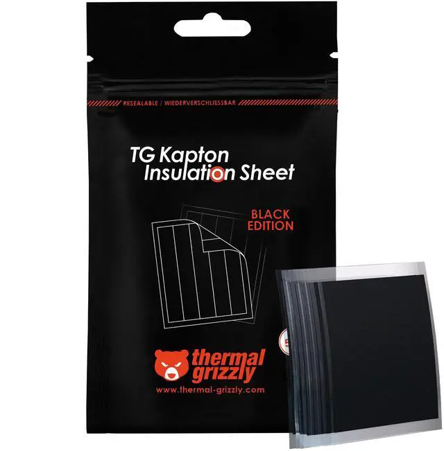 Alt view image 12 of 12 - Thermal Grizzly Kapton Insulation Sheet - Black Edition (TG-KIS-B-10-60-50)
