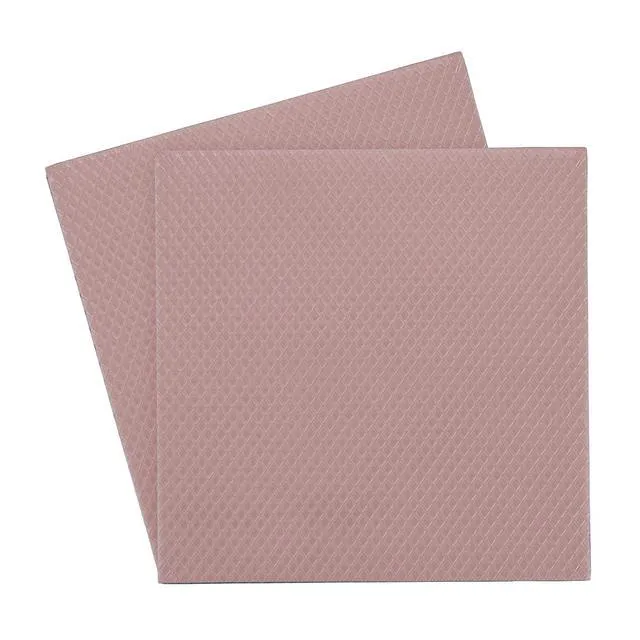 Alt view image 8 of 14 - Thermal Grizzly Minus Pad 8 - 100x 100x 0.5 mm - 2 pcs, Pink (TG-MP8-100-100-05-2R)