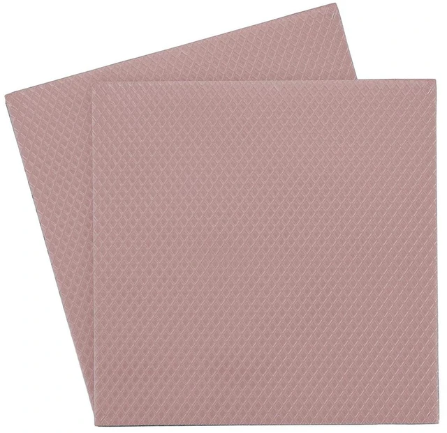 Alt view image 8 of 14 - Thermal Grizzly Minus Pad 8 - 100x 100x 1.0 mm - 2 pcs, Pink (TG-MP8-100-100-10-2R)