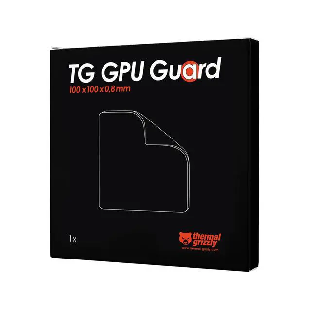 Alt view image 16 of 16 - Thermal Grizzly TG-GG-100-100-08 TG GPU Guard Gasket 100x100x0.8 mm Highly Compressible Foam Die Protection