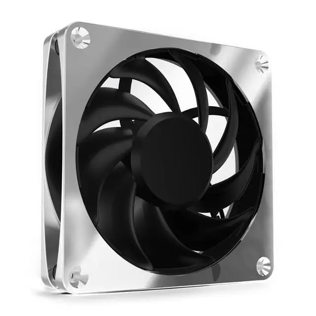 Alt view image 8 of 14 - Alphacool Apex Stealth Metal Fan 2000rpm Chrome - 120x120x25mm (13818)