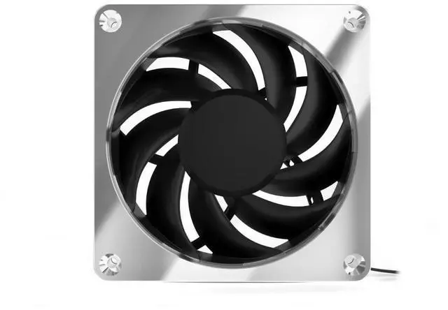 Alt view image 9 of 14 - Alphacool Apex Stealth Metal Fan 2000rpm Chrome - 120x120x25mm (13818)
