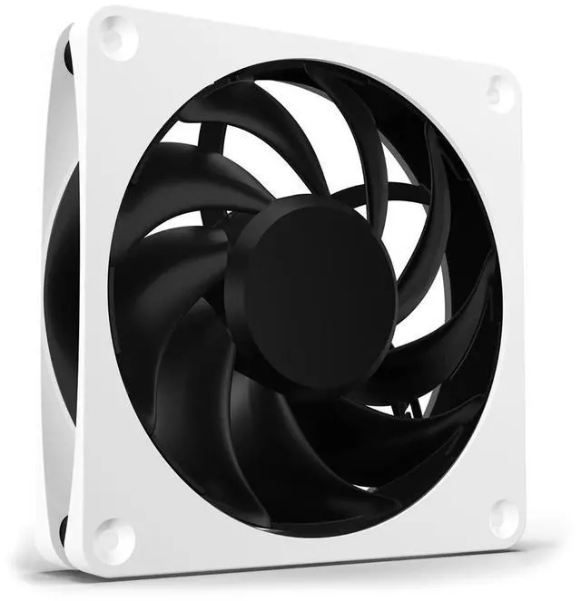Alt view image 8 of 13 - Alphacool Apex Stealth Metal Fan 2000rpm White - 120x120x25mm, 120mm, 4-Pin PWM, 2.09 mmH2O, 47 CFM, 12V (13820)