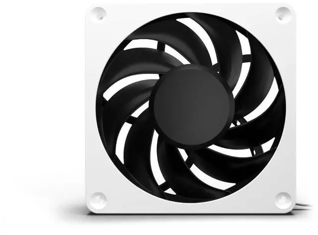 Alt view image 9 of 13 - Alphacool Apex Stealth Metal Fan 3000rpm White - 120x120x25mm, 120mm, 4-Pin PWM, 4.23 mmH2O, 70.98 CFM, 12V (13825)