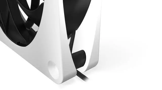 Alt view image 11 of 13 - Alphacool Apex Stealth Metal Fan 3000rpm White - 120x120x25mm, 120mm, 4-Pin PWM, 4.23 mmH2O, 70.98 CFM, 12V (13825)