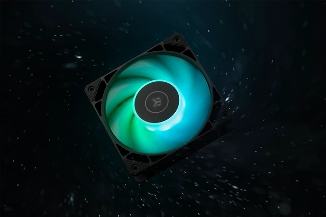 Alt view image 14 of 14 - EK-Loop Fan FPT 120 D-RGB - 120mm Black (550-2300rpm)