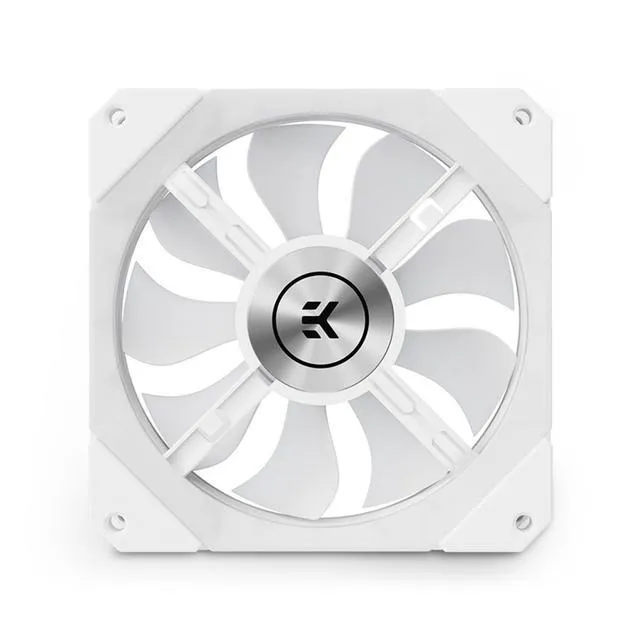 Alt view image 8 of 14 - EK-Quantum Impulse 120 D-RGB Computer Cooling Fan - 120mm White (400-1800 rpm)