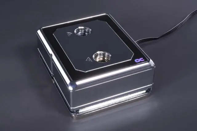 Alt view image 8 of 10 - Alphacool Eisblock XPX Pro Aurora - Full Brass Chrome Digital RGB (13086)