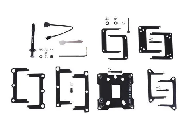 Alt view image 10 of 10 - Alphacool Eisblock XPX Pro Aurora - Full Brass Chrome Digital RGB (13086)