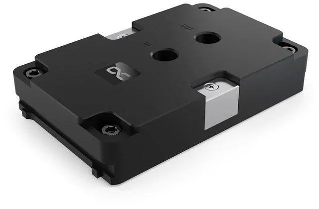 Alt view image 7 of 9 - Alphacool ES Jet LGA 4677 / SP5 LGA 6096 2U CPU Water Block, G1/4, Nickel Plated Copper, Black (10228)
