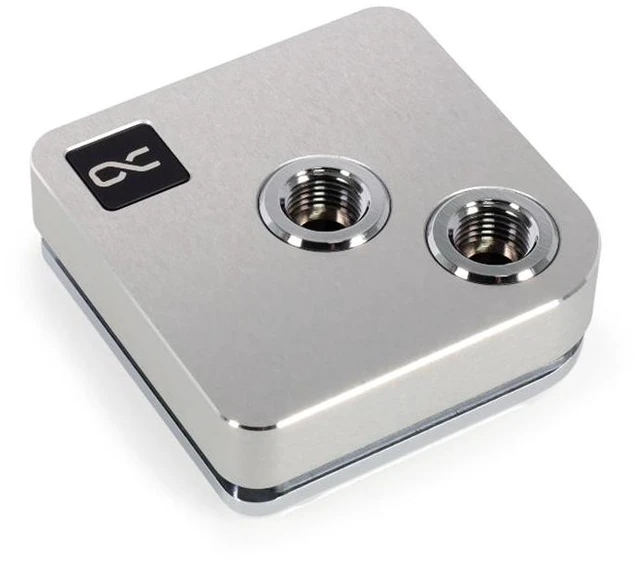 Alt view image 8 of 14 - Alphacool Core 1 - Silver CPU Water Block, G1/4, Nickel Plated Copper (13444)