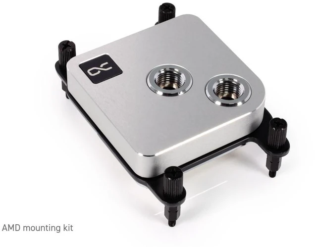 Alt view image 11 of 14 - Alphacool Core 1 - Silver CPU Water Block, G1/4, Nickel Plated Copper (13444)