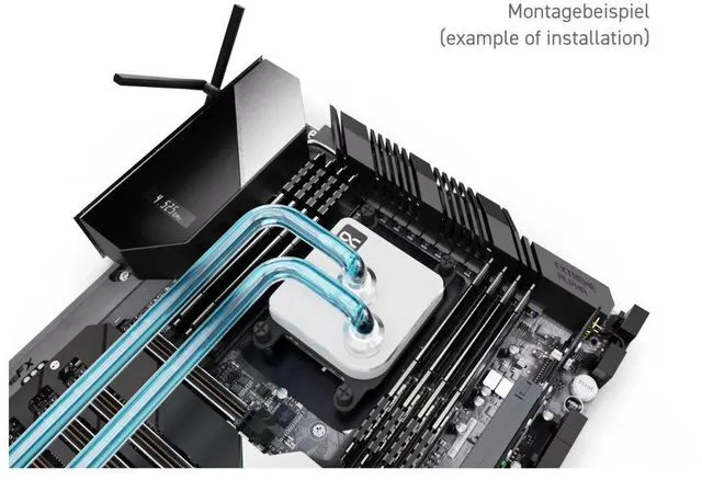 Alt view image 9 of 14 - Alphacool Core 1 - White CPU Water Block, G1/4, Nickel Plated Copper (13445)