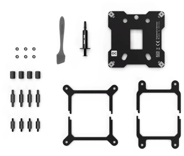 Alt view image 14 of 14 - Alphacool Core 1 - White CPU Water Block, G1/4, Nickel Plated Copper (13445)
