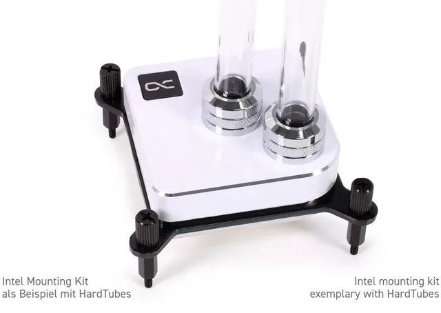 Alt view image 12 of 14 - Alphacool Core 1 - White CPU Water Block, G1/4, Nickel Plated Copper (13445)