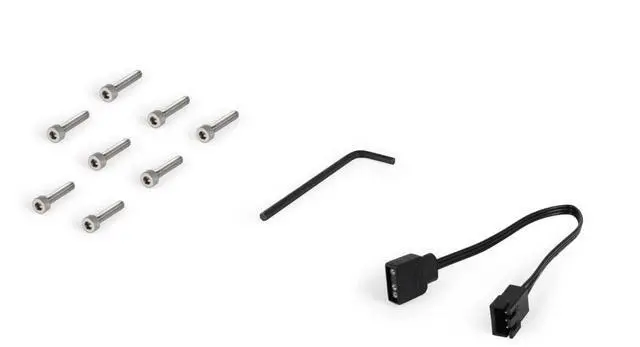 Alt view image 12 of 13 - Alphacool Apex RAM X4 Water Cooler - Silver RAM Water Block, G1/4, Nickel Plated Copper (13781)
