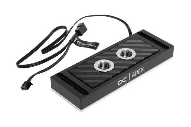 Alt view image 9 of 13 - Alphacool Apex RAM X4 Water Cooler - Black (14000)