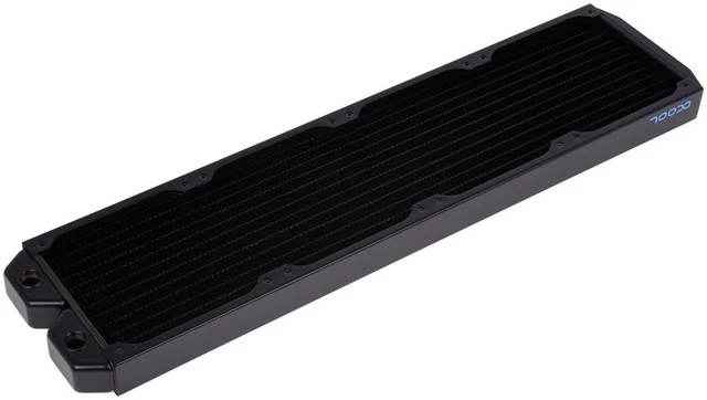 Alt view image 9 of 11 - Alphacool NexXxos ST30 Full Copper Radiator 480, 120mm x 4, Quad Fan, Black, G1/4, 30mm, 480mm (14159)