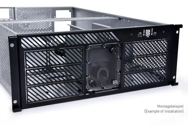 Alt view image 13 of 15 - Alphacool ES 4U Reservoir with D5 Top, G1/4, Acetal, Black (15392)