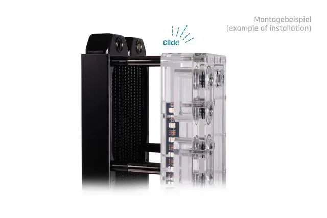 Alt view image 10 of 12 - Alphacool Core Push Mounting 50mm M3/M4/UNC 6-32 Set 4x (15726)