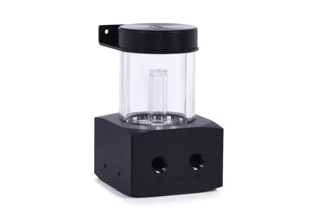 Alt view image 9 of 14 - Alphacool Core 100 Aurora reservoir D5/VPP Acetal/Acrylic, G1/4, 150mm (15393)