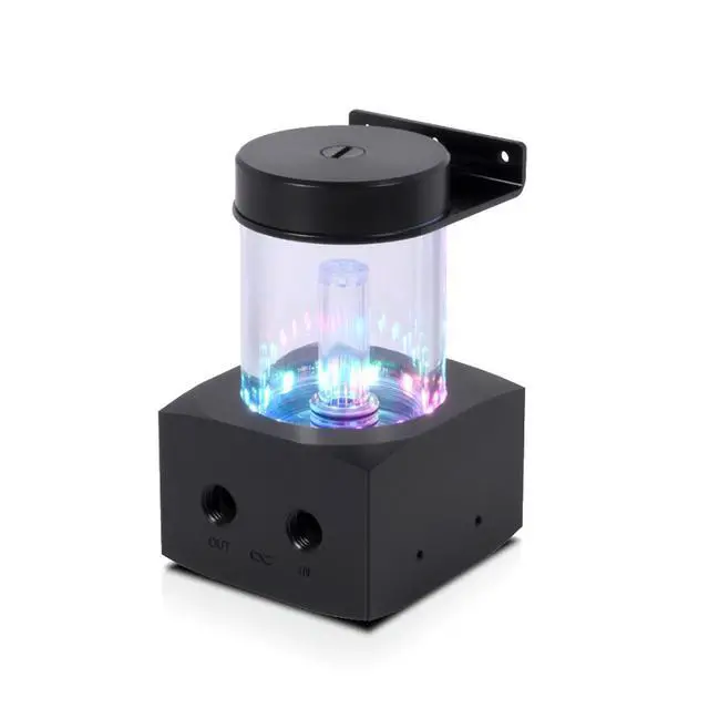 Alt view image 8 of 14 - Alphacool Core 100 Aurora reservoir D5/VPP Acetal/Acrylic, G1/4, 150mm (15393)