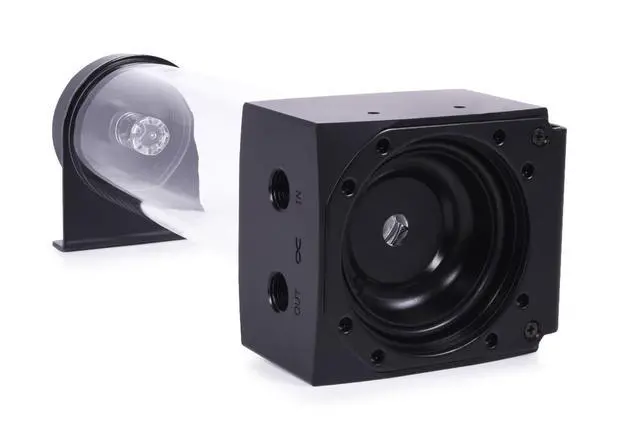 Alt view image 14 of 15 - Alphacool Core 200 Aurora reservoir D5/VPP Acetal/Acrylic, G1/4, 400ml (1022163)