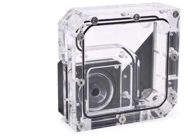 Alt view image 3 of 8 - Alphacool Rise Flat Reservoir DDC with DDC310 Pump (15077)