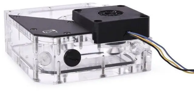 Alt view image 4 of 8 - Alphacool Rise Flat Reservoir DDC with DDC310 Pump (15077)