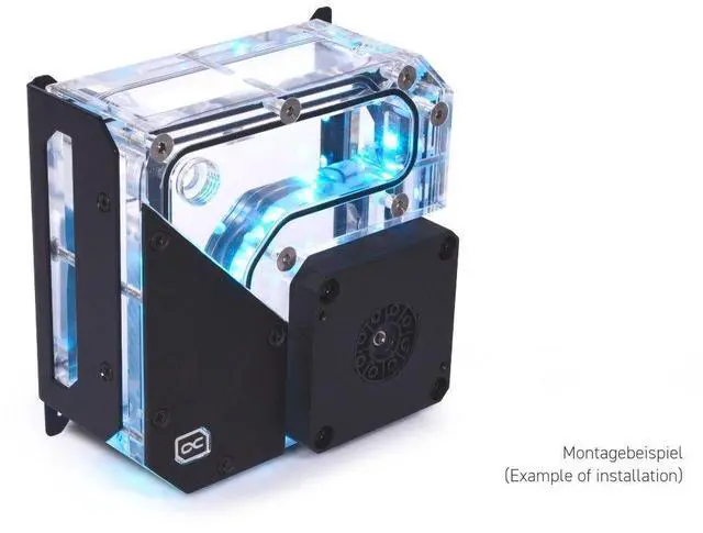 Alt view image 5 of 8 - Alphacool Rise Flat Reservoir DDC with DDC310 Pump (15077)